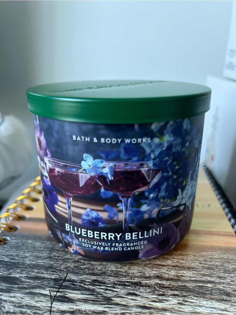 Bath & Body Works Blueberry Bellini 3-Wick Candle